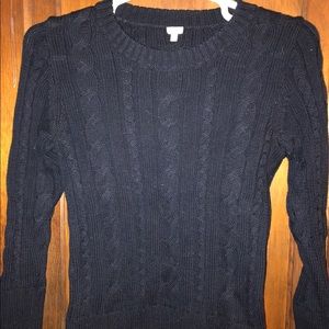 J. Crew navy sweater